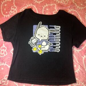 Black Pochacco XL Kids T-Shirt